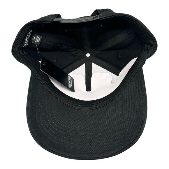 True Religion Horseshoe Logo Black Rainbow Adjustable Trucker Hat NWT‎ - Picture 5 of 6